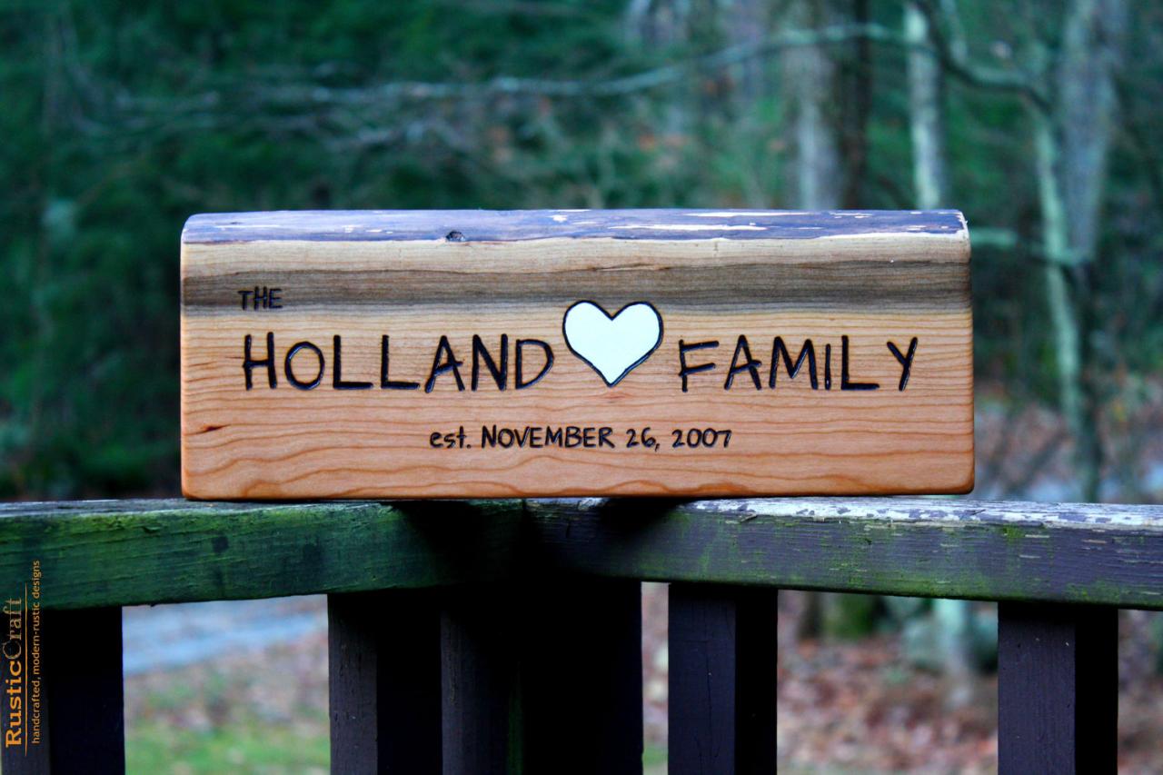 Custom Rustic Wood Sign - Large-long - Personalized Gift - Hand Engraved - Unique Wedding Gift