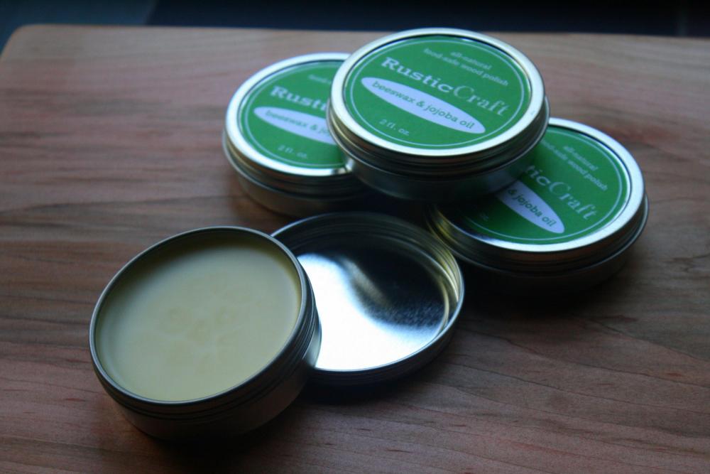Organic Jojoba Wood Oil - Eco Pure Beeswax Cutting Board Conditioning Paste 2 Oz. (60ml) Wood Spoons, Wood Bowls