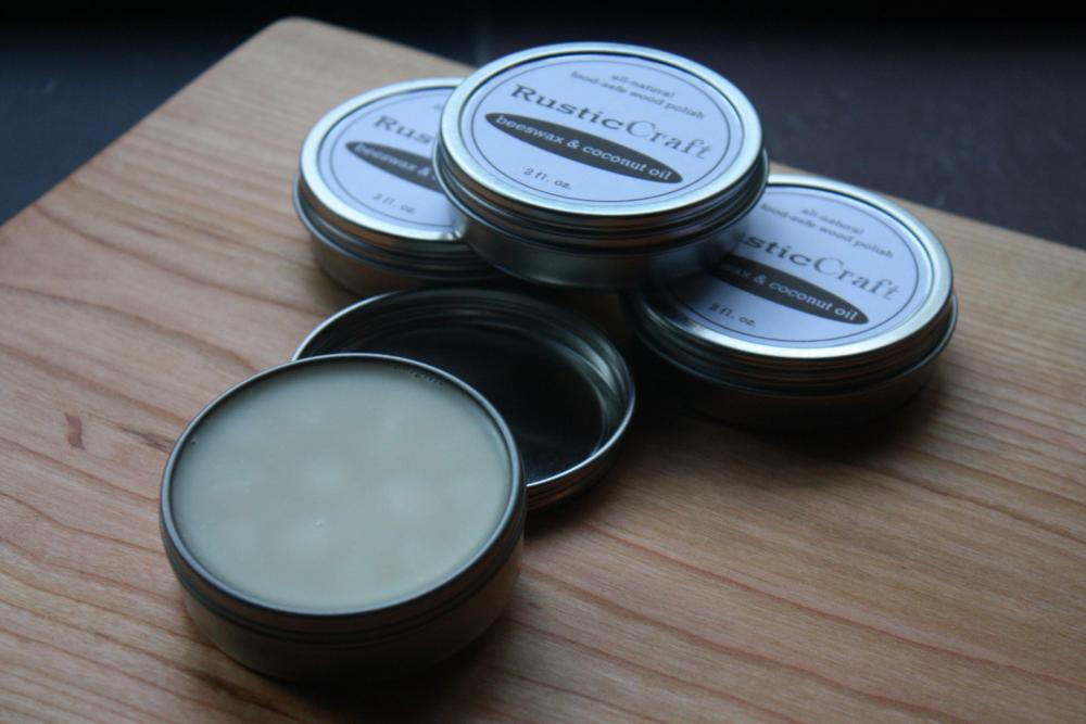 Coconut Oil Beeswax Wood Butter - All-natural Organic Coconut Oil & Beeswax Cutting Board Conditioning Paste